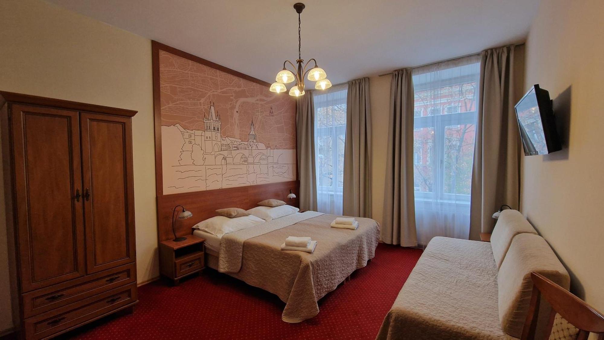 Aaron Hotel Praga Exterior foto